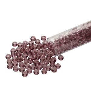 6/0 Czech Seed Beads  - Light Amethyst (Color #20010) 20 Gram Tube