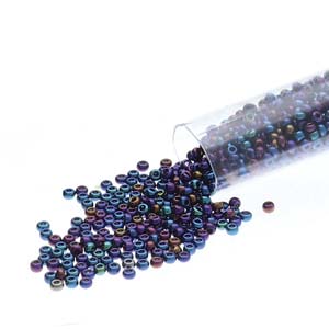 6/0 Czech Seed Beads  - Blue Iris (Color #59135) 20 Gram Tube