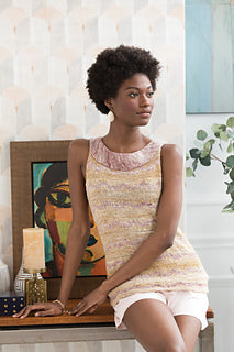 A Noro Kumo Pattern - Scallop Stripe Tank (PDF)