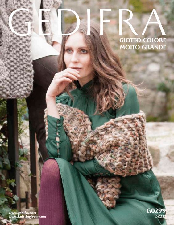 A FREE Gedifra Giotto Molto Grande Pattern - Scarf (PDF)