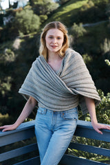 A Lana Grossa Cool Merino Pattern - Ribbed Scarf or Long Tail Shrug (PDF)