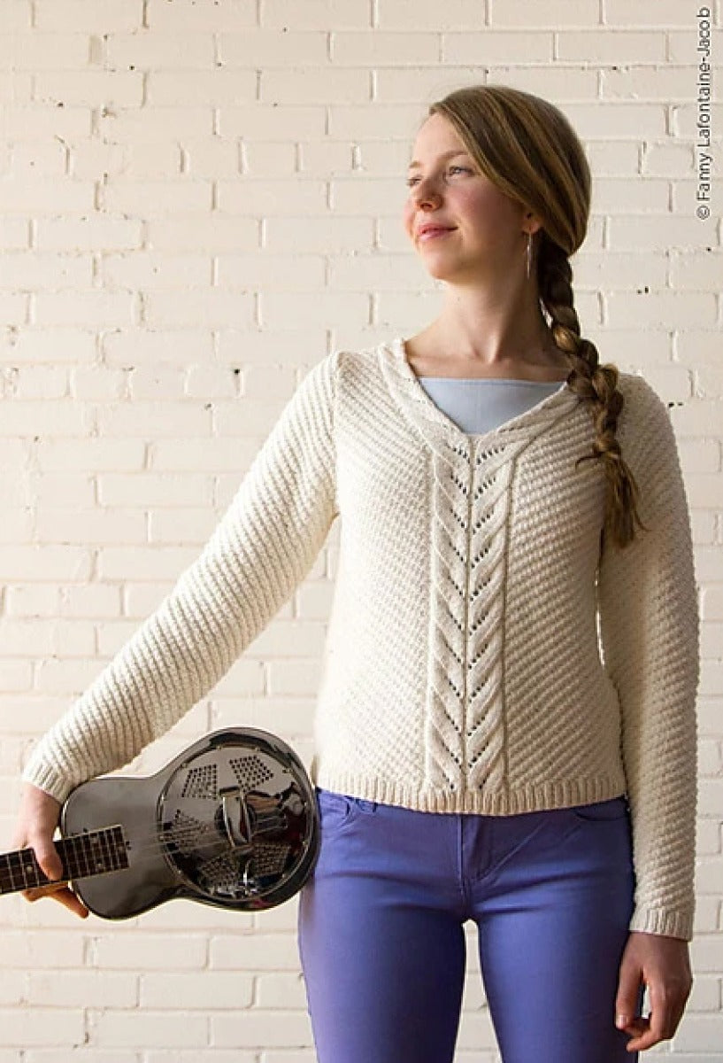 Auster Sweater - Link to Ravelry in Description (Not available for sale on our website)