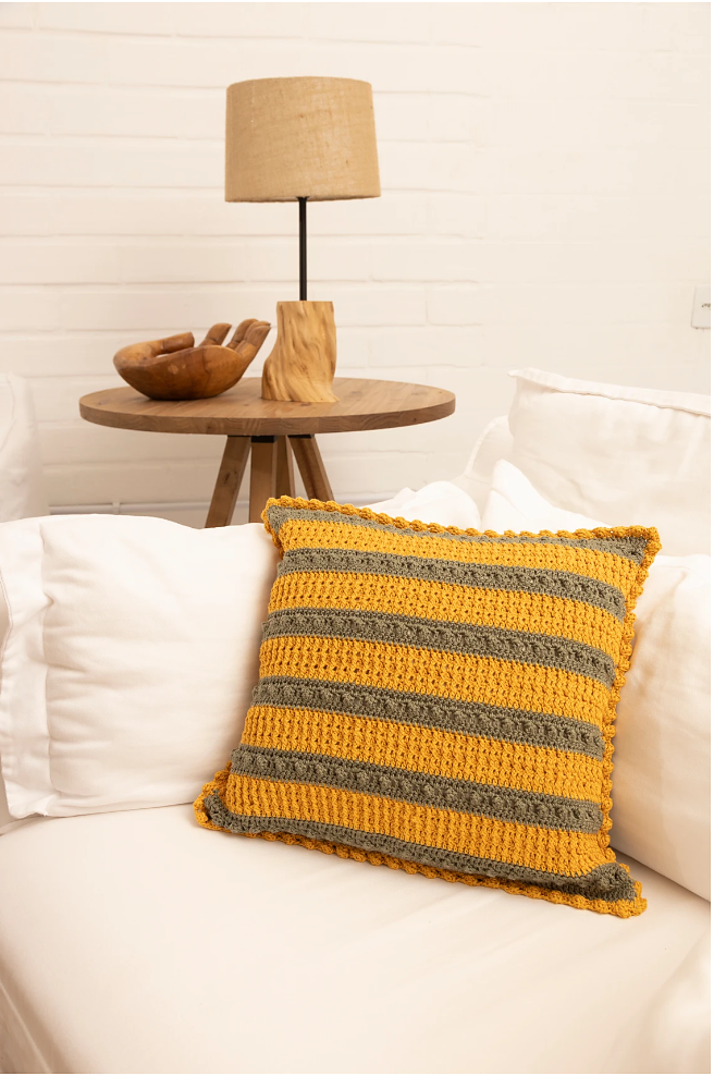 A Circulo Duna Crochet Pattern - Fennel pillow (PDF) - FREE PATTERN LINK IN DESCRIPTION