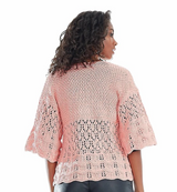 A FREE Circulo Duna Pattern - Salmon Cropped Cardigan (PDF)