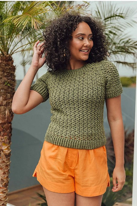 A Circulo Duna Crochet Pattern - Raglan top (PDF) - FREE PATTERN LINK IN DESCRIPTION