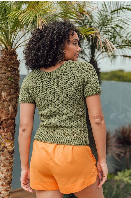 A Circulo Duna Crochet Pattern - Raglan top (PDF) - FREE PATTERN LINK IN DESCRIPTION