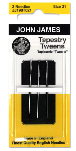 John James Tapestry Tweens Needles - Size #21