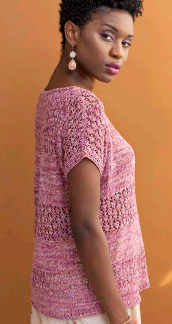 An Ella Rae Rustic Silk Pattern - Alina Top (PDF)