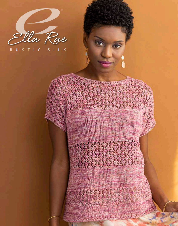 An Ella Rae Rustic Silk Pattern - Alina Top (PDF)