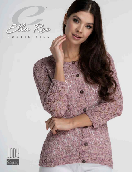 A Ella Rae Rustic Silk Pattern - Monique Cardigan (PDF)