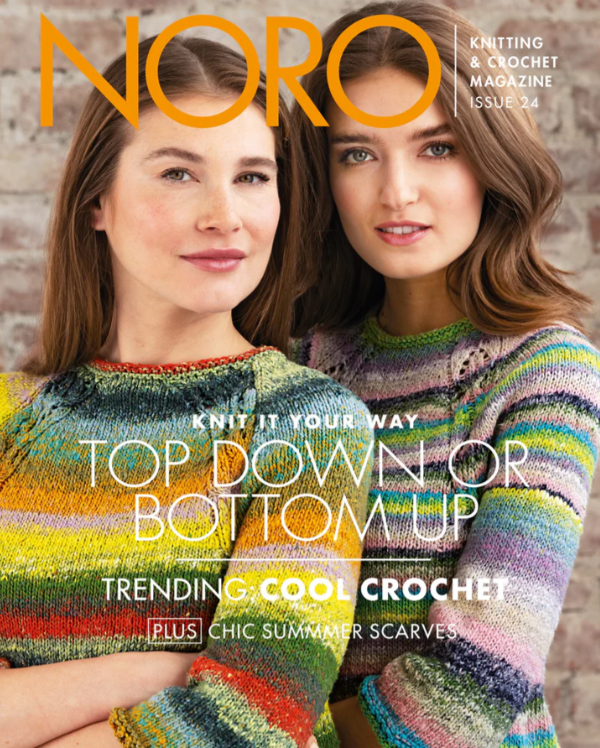 !Noro Knitting Magazine #24 Spring/Summer 2024 - Purchases that include this Magazine Ship Free (Contiguous U.S. Only)