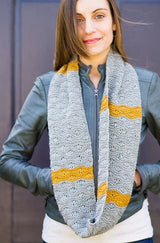 A Juniper Moon Farm Stargazer Pattern - Seafoam Loop Scarf (PDF)