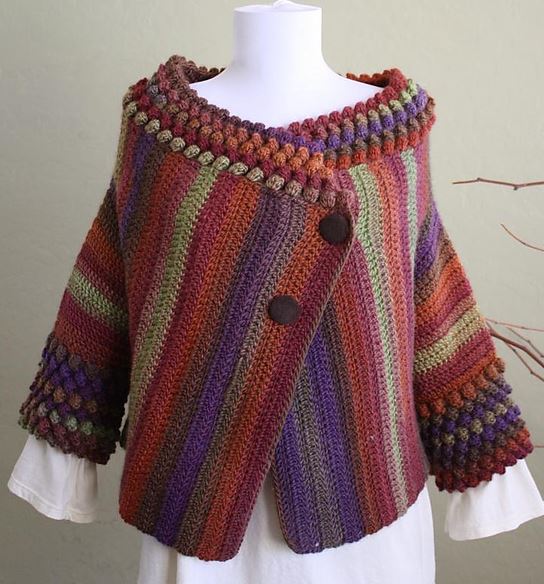 Dan Doh Sedona Shrug Cardigan Print Pattern (Crochet)