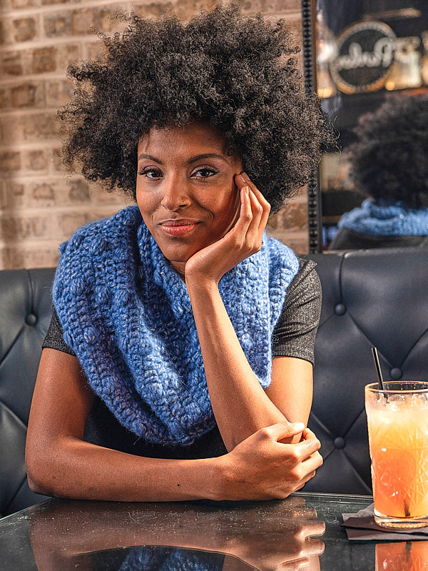 A Berroco Gimlet Pattern - Selenite Cowl (Crochet) (PDF)