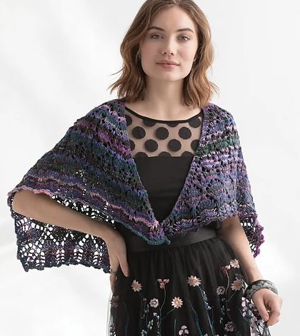 Noro Nishiki Pattern - Semicircle Shawl (PDF)