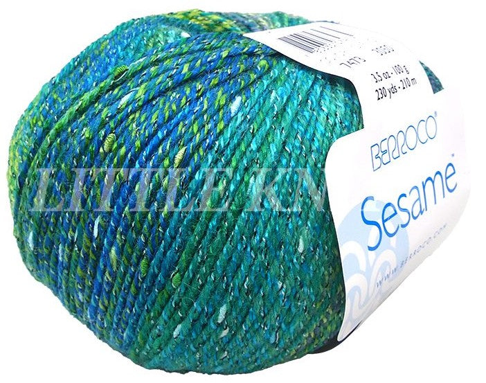 Berroco Sesame yarn Lime Rickey (Color #7473) on sale at little knits