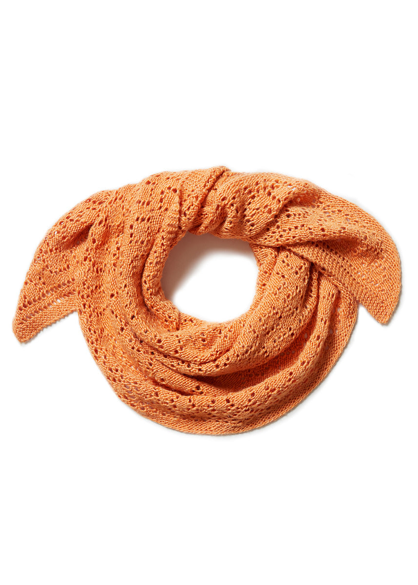 A Lana Grossa Pattern - Setosa Shawl with Openwork Pattern (PDF)