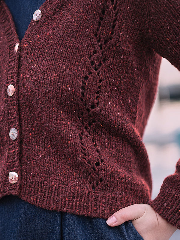 A Berroco Millstone Tweed Pattern - Shaw Cardigan (PDF)