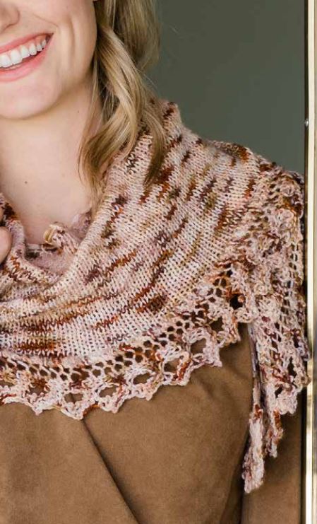 Rosewood Shawlette - PDF File