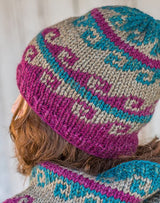 Sheridan hat and cowl knitting pattern sale at Little Knits