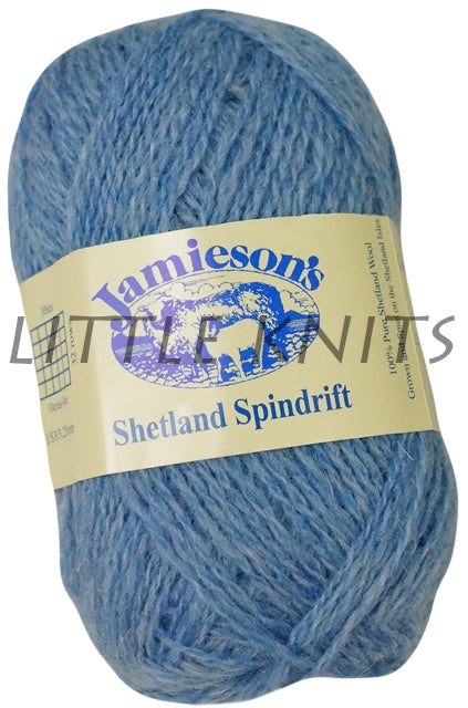 Jamieson's Shetland Spindrift Blue Danube Color 134
Jamieson's of Shetland Spindrift Yarn on Sale with Free Shipping Offer at Little Knits