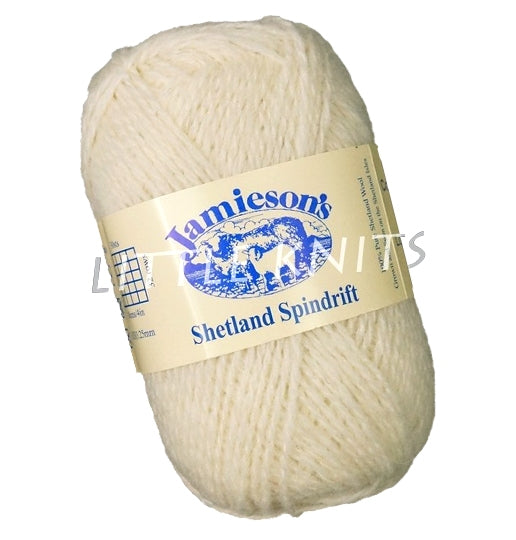 Jamieson's Shetland Spindrift - Natural White (Color #104)