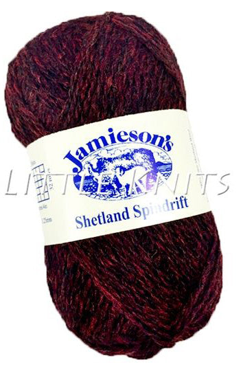 Jamieson's Shetland Spindrift - Ruby (Color #242)