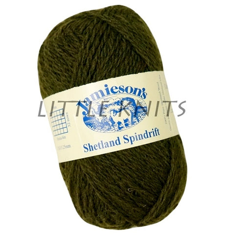 Jamieson's Shetland Spindrift - Olive (Color #825)