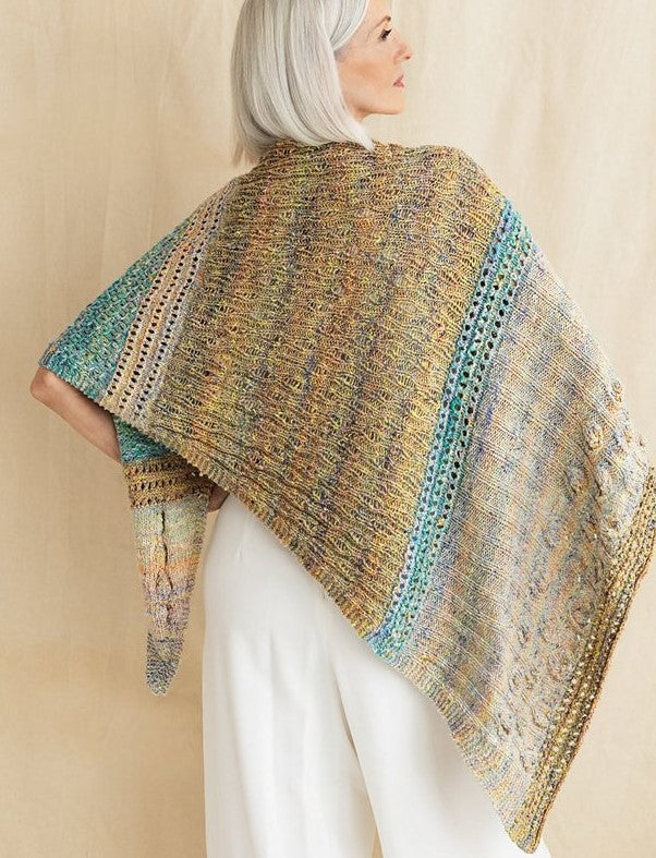 A Noro Kakigori Pattern - Shifting Sands Wrap (PDF)