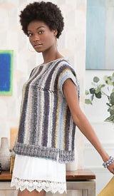 Noro Taiyo Pattern - Sideways Knit Top #10 (PDF)