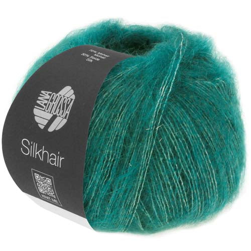 Lana Grossa SilkHair - Bright Teal (Color #187) on sale at little knits