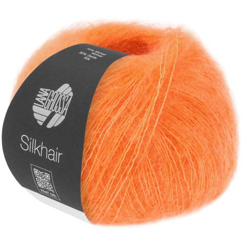 Lana Grossa SilkHair - Cantalope (Color #190) on sale at little knits