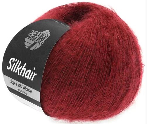 Lana Grossa SilkHair - Wine (Color #113)