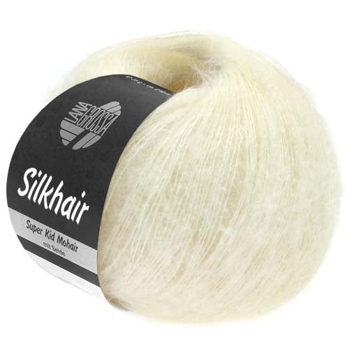 Lana Grossa SilkHair - White (Color #117)