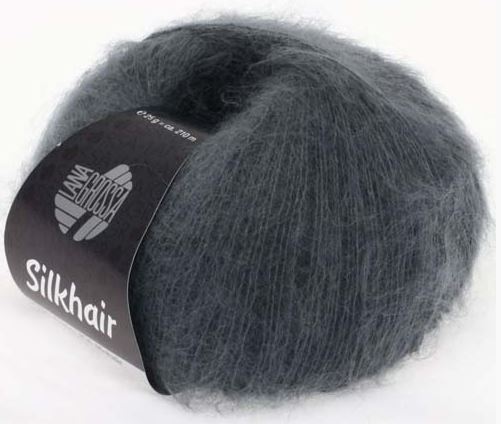 Lana Grossa SilkHair - Charcoal (Color #12)