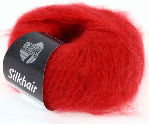 Lana Grossa SilkHair - Red (Color #08)