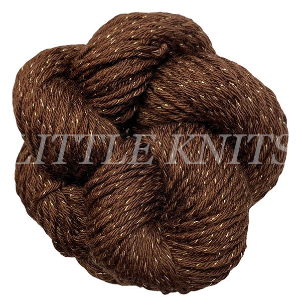 Hikoo SimpliWorsted Metallic - Brown & Gold (Color #302) - 100 Gram Skeins