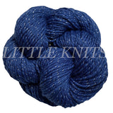 Hikoo SimpliCity Metallic yarn Dark Blue & Silver (Color #305) on sale at 55-75% off at Little Knits