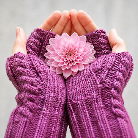Simply Cabled Mitts by Tribble Knits (PDF) - Proceeds go to Homeward Pet Adoption Center