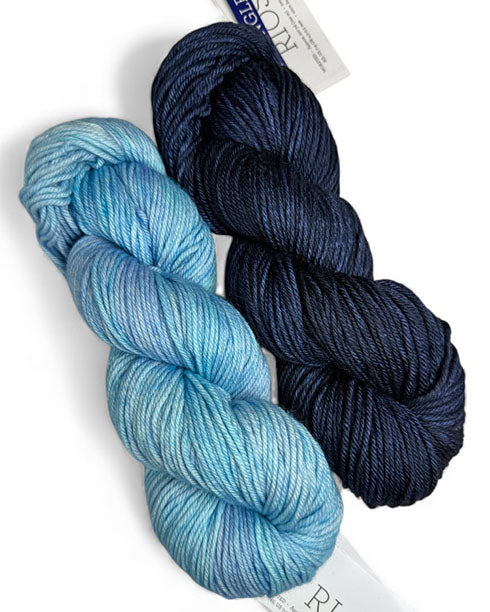 Malabrigo Rios One of a Kind - Singing the Blues (TWO SKEINS)