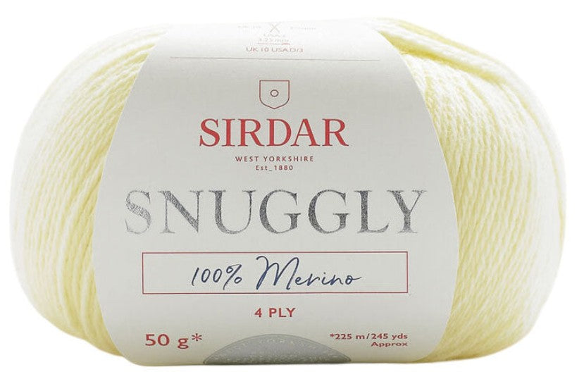 Sirdar Snuggly 100% Merino - Lemon Ice (Color #91) - FULL BAG SALE (5 SKEINS)