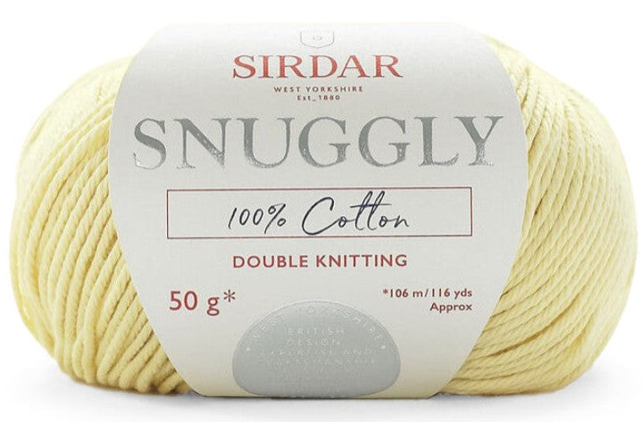 Sirdar Snuggly 100% Cotton - Vanilla (Color #770)