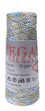 Skacel Vegas Color - White Multi Metallic (Color #111) - FULL BAG SALE (5 Skeins)