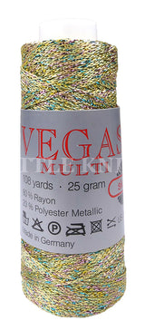 Skacel Vegas Color - Gold Multi Metallic (Color #112) - FULL BAG SALE (5 Skeins)