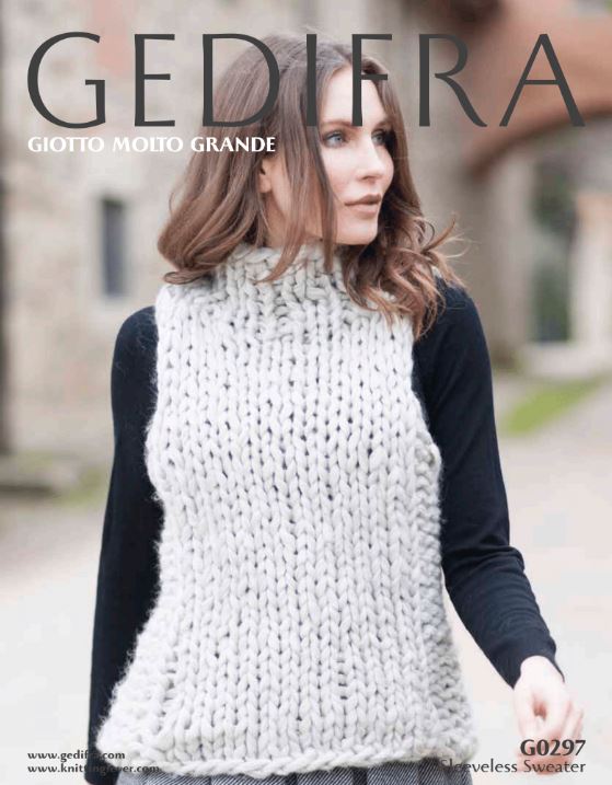A FREE Gedifra Giotto Molto Grande Pattern - Sleeveless Sweater (PDF)