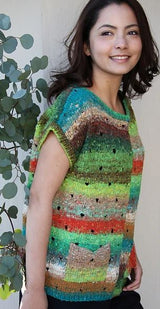 Noro Taiyo Pattern - Sleeveless Top with Pockets #26 (PDF)