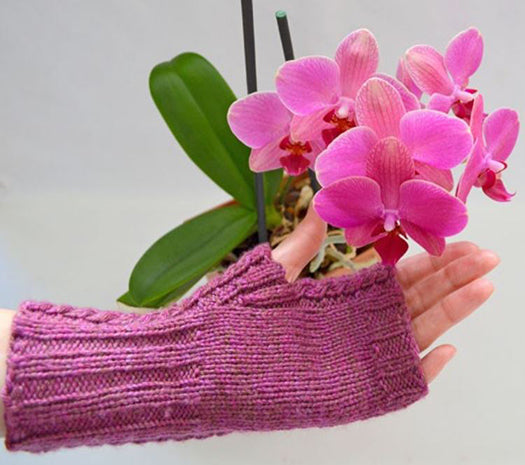 Simply Cabled Mitts by Tribble Knits