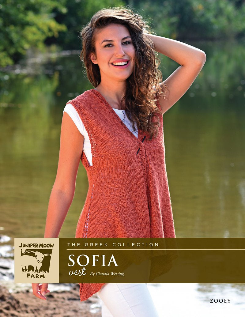 A Juniper Moon Farm Zooey Pattern - Sofia Vest (PDF)