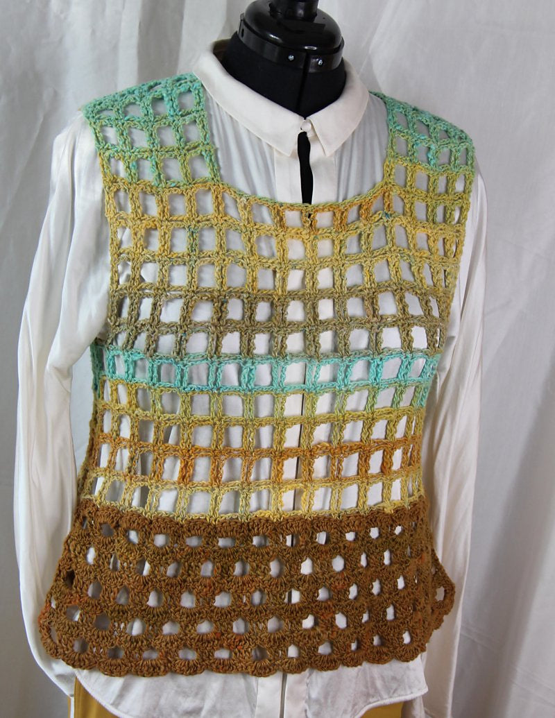 A Noro Crochet Pattern - Catch Me Crochet Top (PDF)