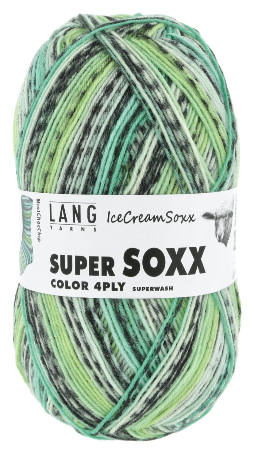 Lang Super Soxx Ice Cream - Mint Chocolate Chip (Color #477)